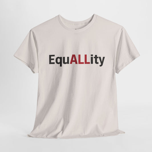 Equality Message Unisex Heavy Cotton Tee, Gender Equality Shirt, Empowerment Tee, Casual Wear, Inclusive Fashion