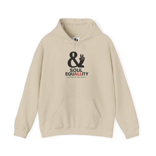 Soul Equality Hoodie, Unisex Sweatshirt for Activism, Perfect Gift for Thoughtful Friends, Stand for Equality, Comfortable Casual Wear