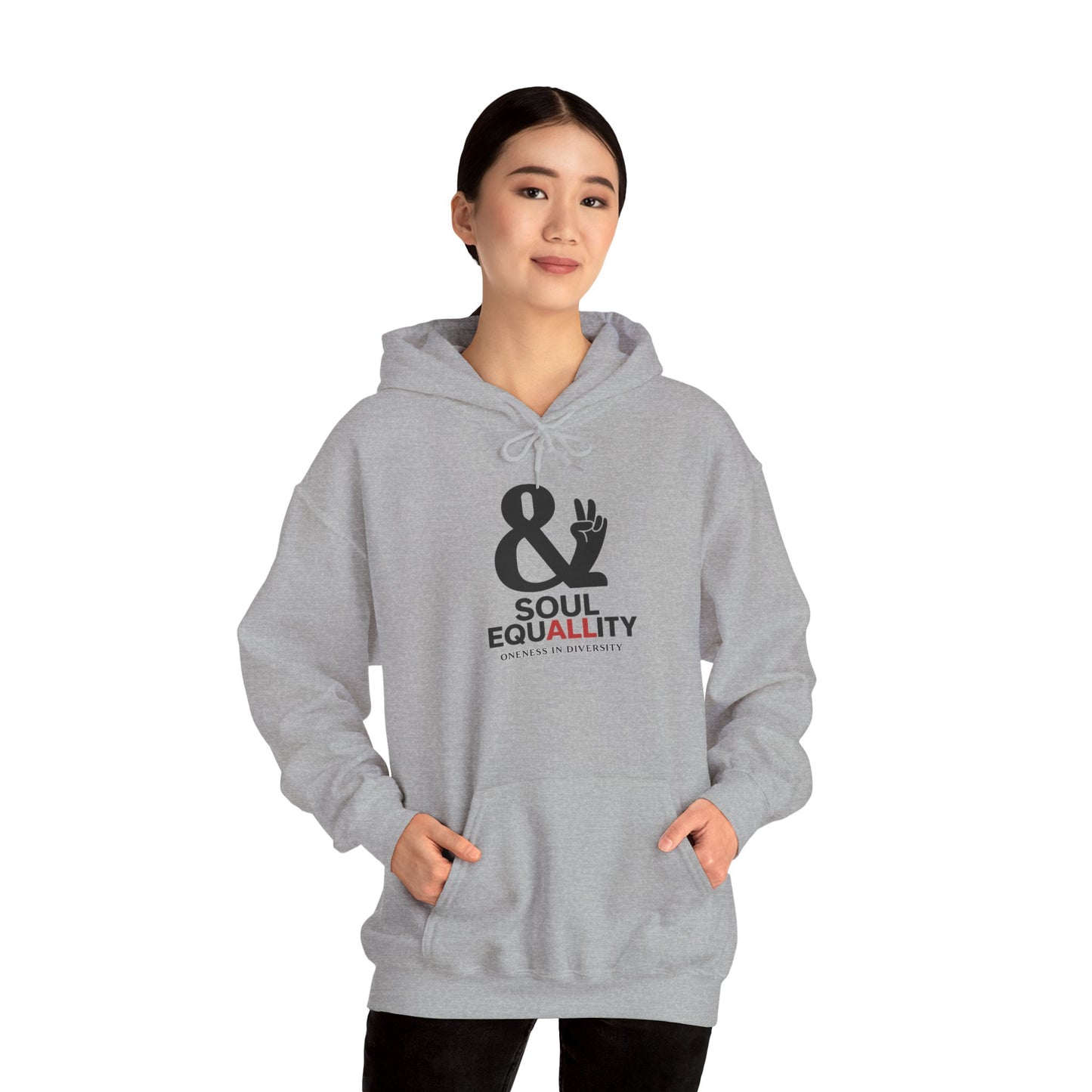 Soul Equality Hoodie, Unisex Sweatshirt for Activism, Perfect Gift for Thoughtful Friends, Stand for Equality, Comfortable Casual Wear