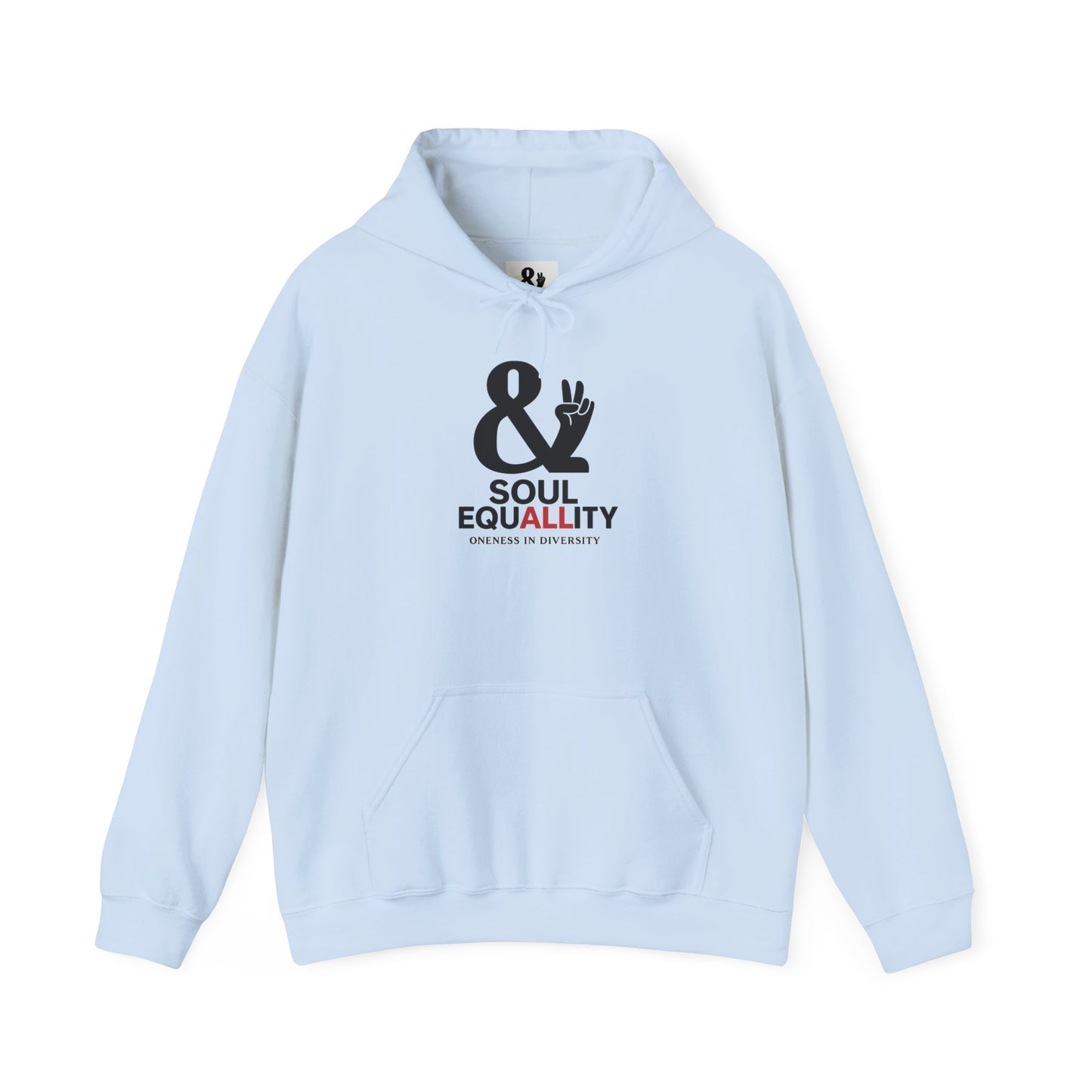 Soul Equality Hoodie, Unisex Sweatshirt for Activism, Perfect Gift for Thoughtful Friends, Stand for Equality, Comfortable Casual Wear