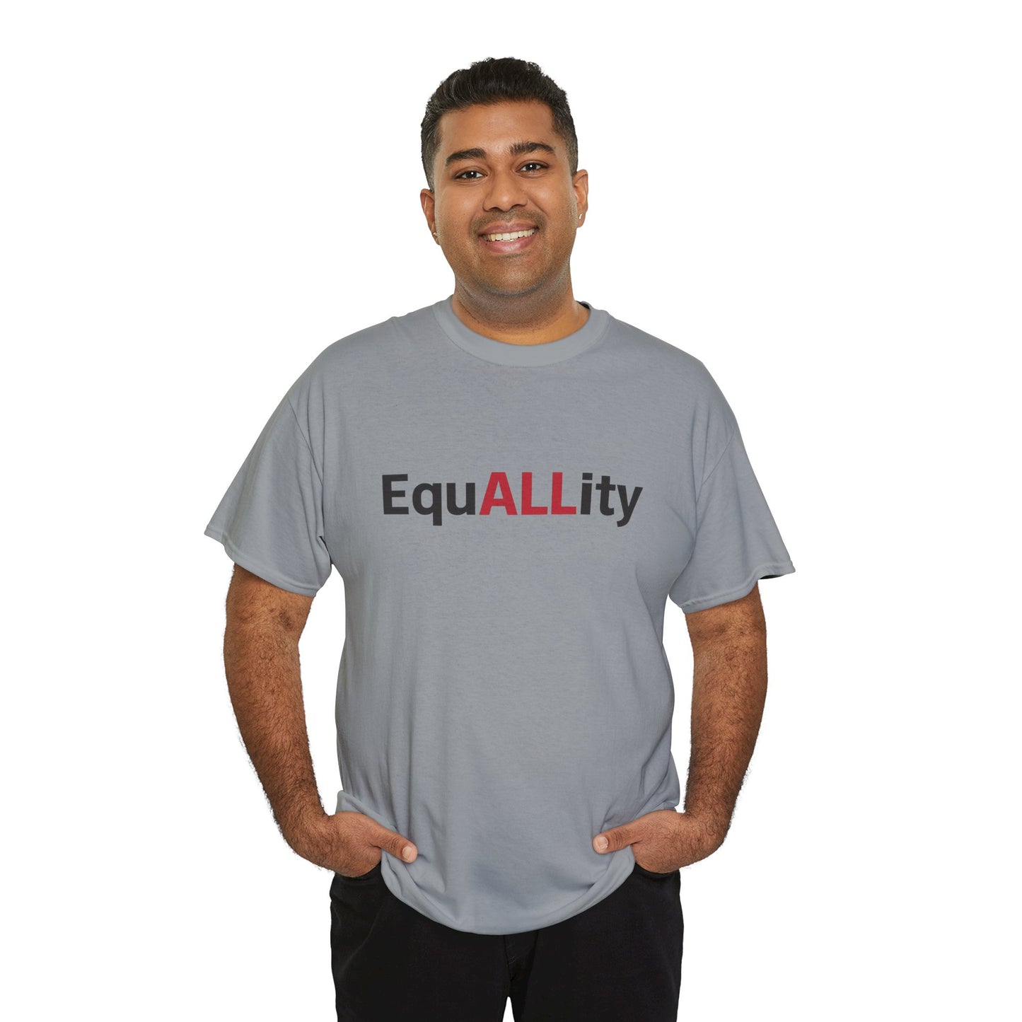 Equality Message Unisex Heavy Cotton Tee, Gender Equality Shirt, Empowerment Tee, Casual Wear, Inclusive Fashion