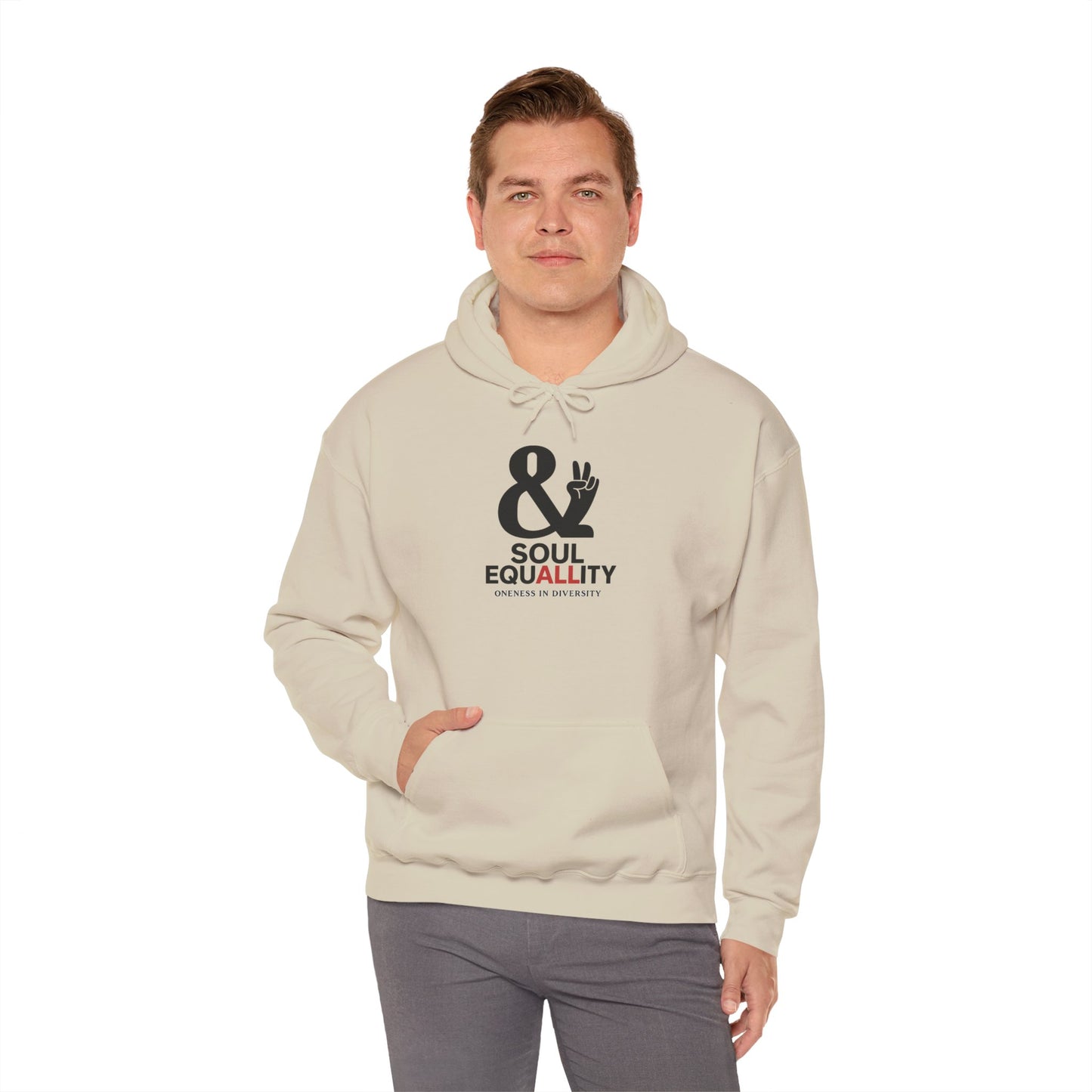 Soul Equality Hoodie, Unisex Sweatshirt for Activism, Perfect Gift for Thoughtful Friends, Stand for Equality, Comfortable Casual Wear