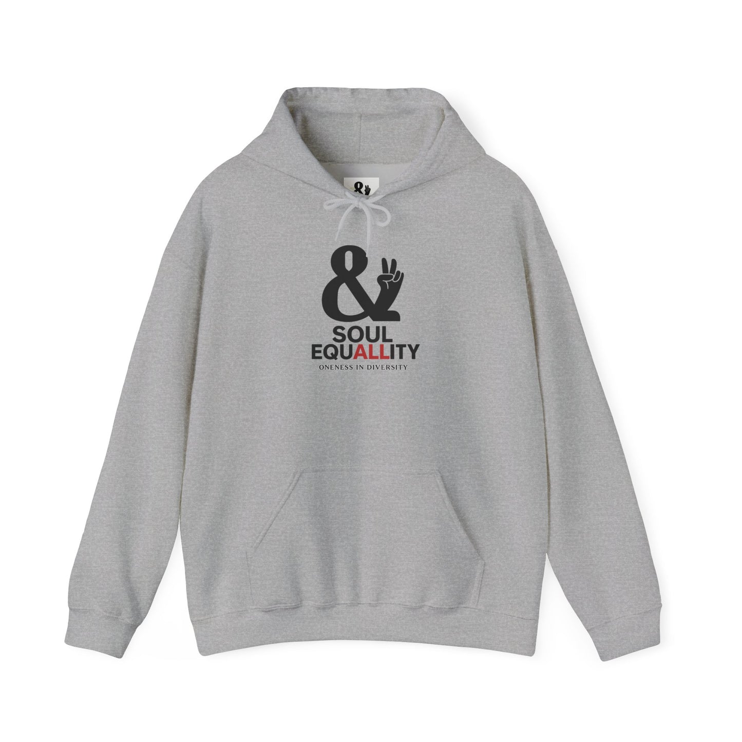 Soul Equality Hoodie, Unisex Sweatshirt for Activism, Perfect Gift for Thoughtful Friends, Stand for Equality, Comfortable Casual Wear