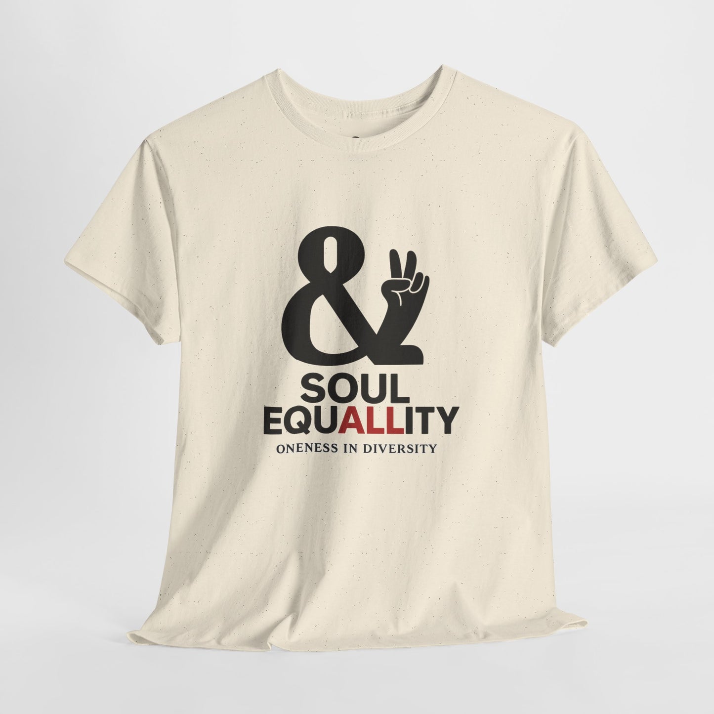 Unisex Heavy Cotton Tee - "Soul Equality" Graphic Shirt, Apparel, Equality, Diversity Statement T-Shirt, Gift for [...]