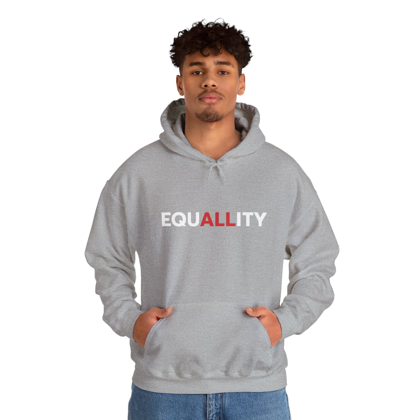Equality Hooded Sweatshirt - Unisex Heavy Blend™ - Stylish Casual Wear, Perfect for Activism, Gifts, and Everyday Comfort