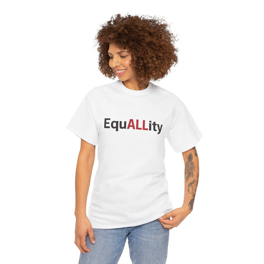 Equality Message Unisex Heavy Cotton Tee, Gender Equality Shirt, Empowerment Tee, Casual Wear, Inclusive Fashion