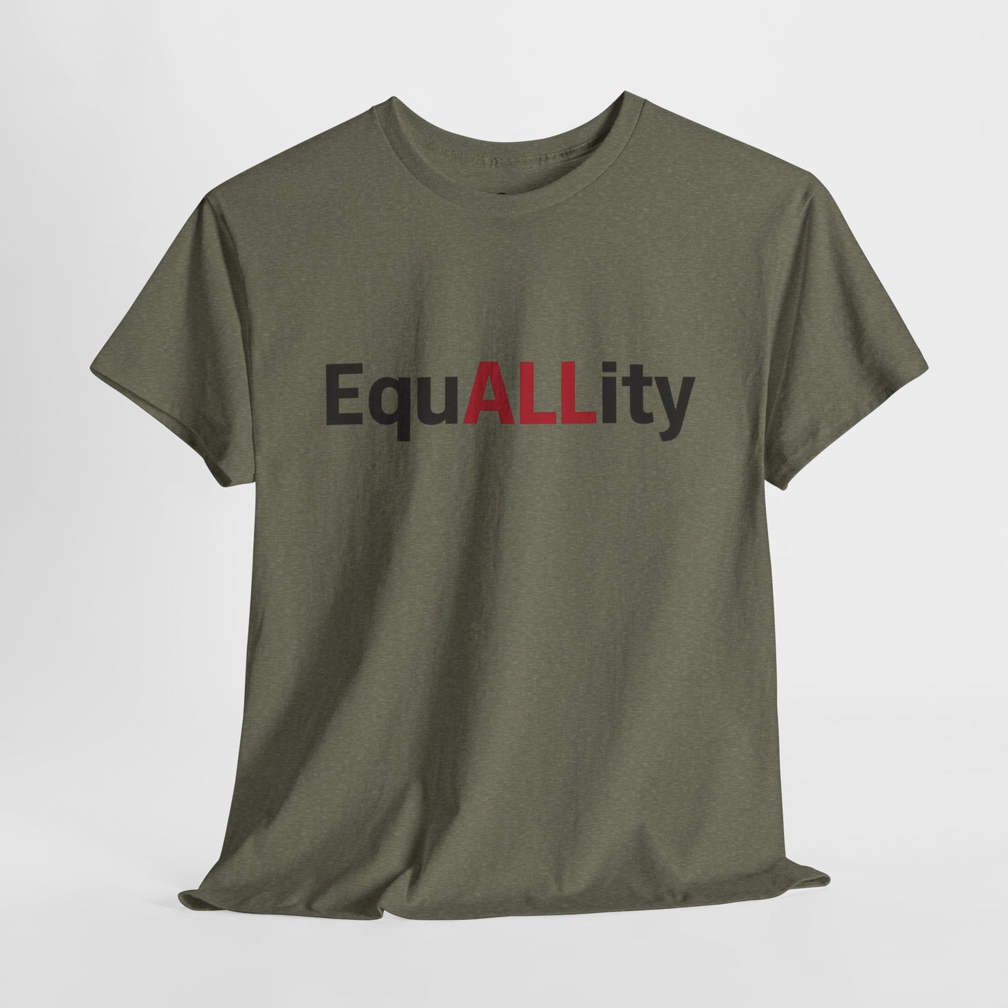 Equality Message Unisex Heavy Cotton Tee, Gender Equality Shirt, Empowerment Tee, Casual Wear, Inclusive Fashion