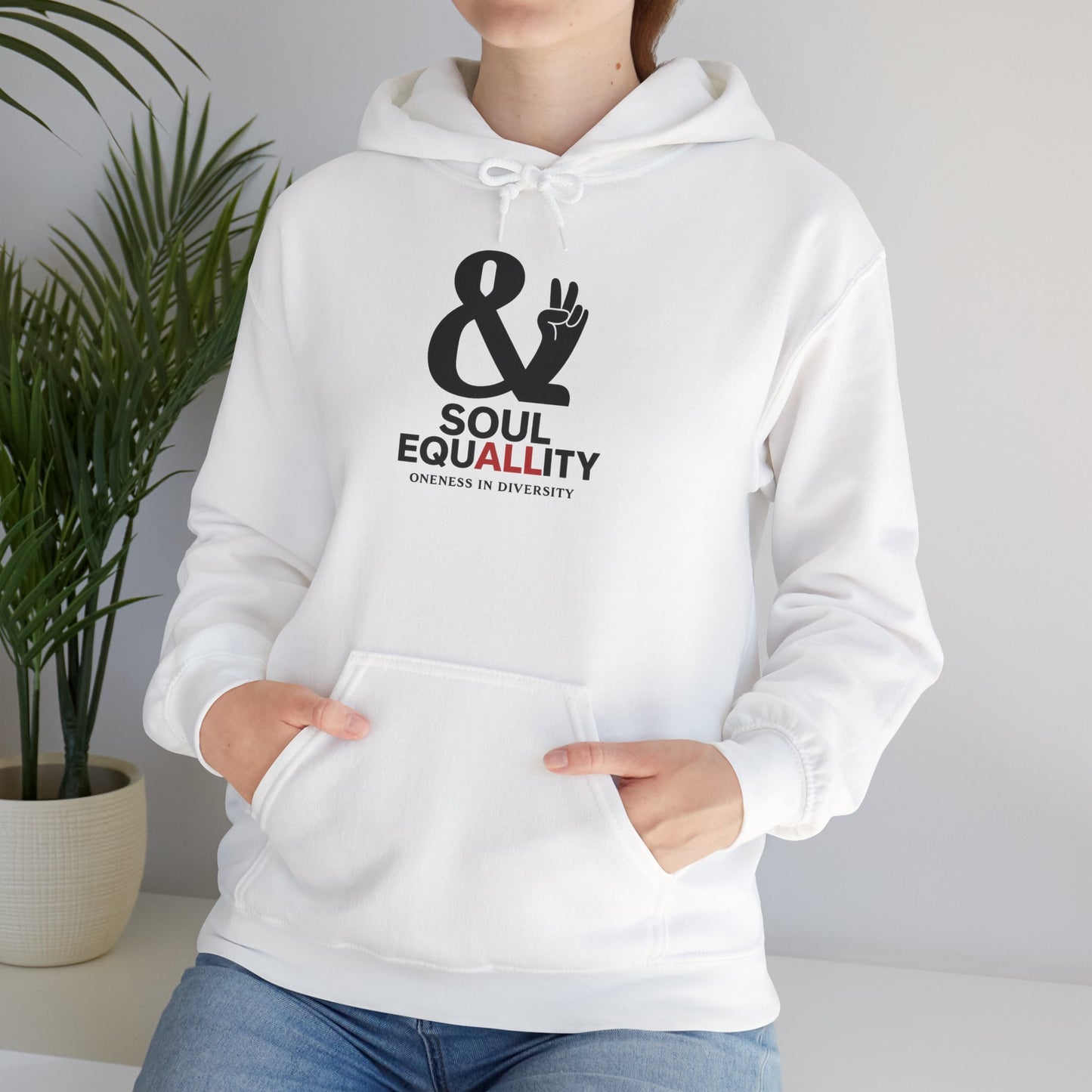 Soul Equality Hoodie, Unisex Sweatshirt for Activism, Perfect Gift for Thoughtful Friends, Stand for Equality, Comfortable Casual Wear