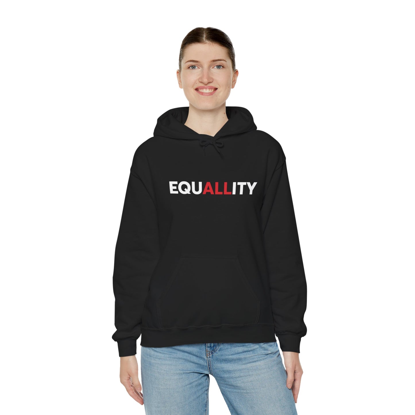 Equality Hooded Sweatshirt - Unisex Heavy Blend™ - Stylish Casual Wear, Perfect for Activism, Gifts, and Everyday Comfort