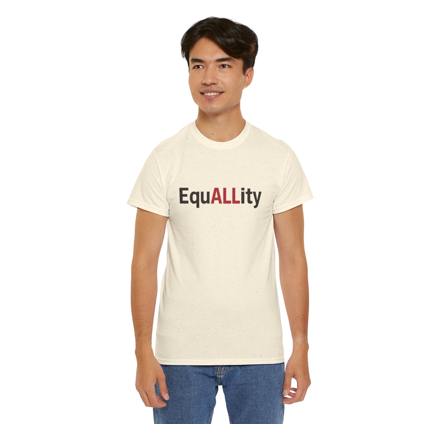Equality Message Unisex Heavy Cotton Tee, Gender Equality Shirt, Empowerment Tee, Casual Wear, Inclusive Fashion
