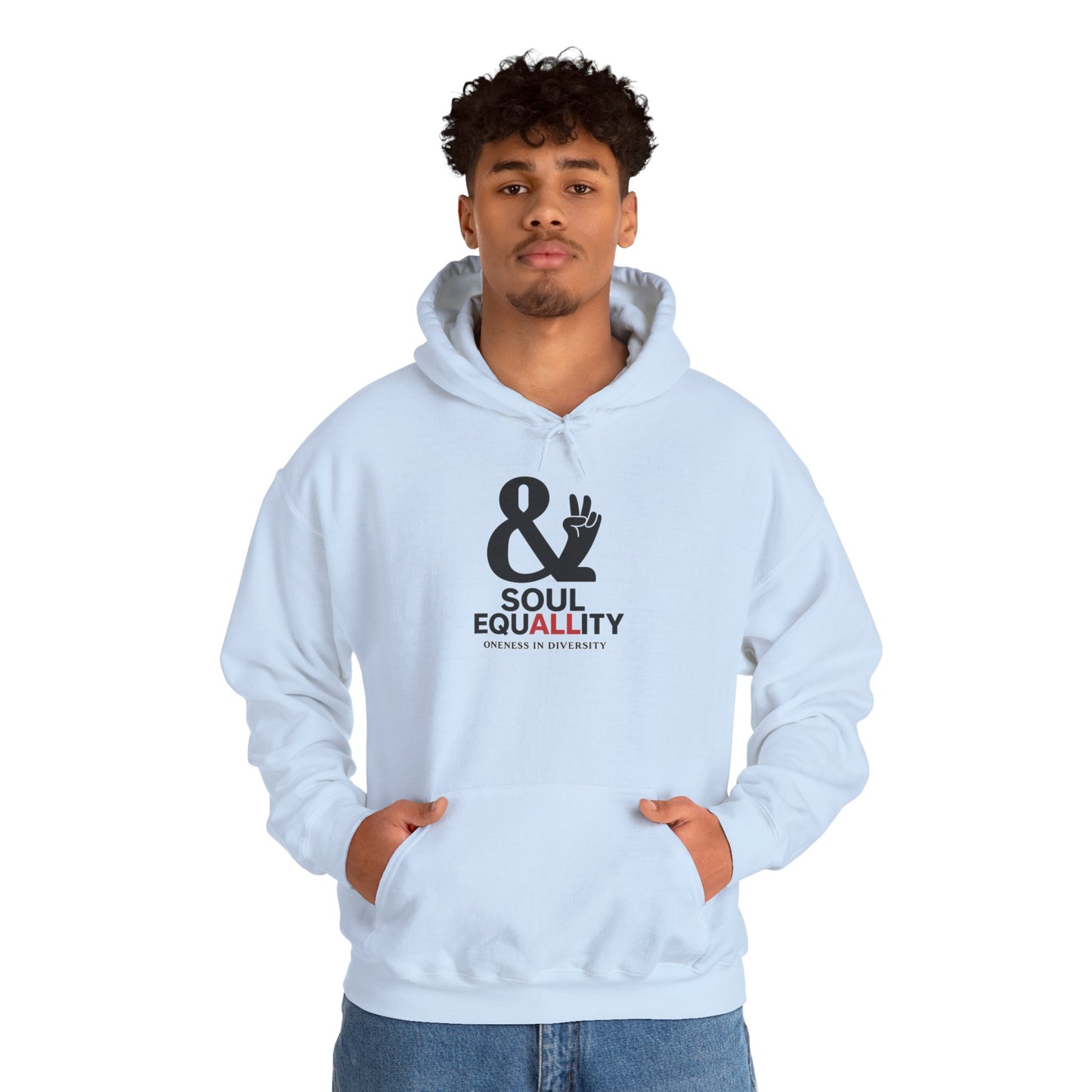 Soul Equality Hoodie, Unisex Sweatshirt for Activism, Perfect Gift for Thoughtful Friends, Stand for Equality, Comfortable Casual Wear